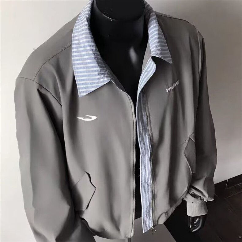 现货DJK532-批65美式复古刺绣棒球服外套男女秋季夹克图片
