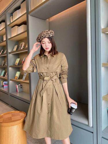 爱美欧秋季新款收腰连衣裙，女装连衣裙，爱美欧