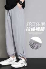 潮流前线日系潮牌夏季新款男士设计感宽松休闲裤CK2320-P40，男装休闲裤，星座717