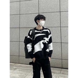 自家图，cleanfit毛衣男宽松慵懒风高级感针织衫MY06-P65图片