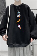 圆领卫衣男大码加厚加绒长袖t恤男S6165-P28加绒款-P33，男装卫衣，电商A040