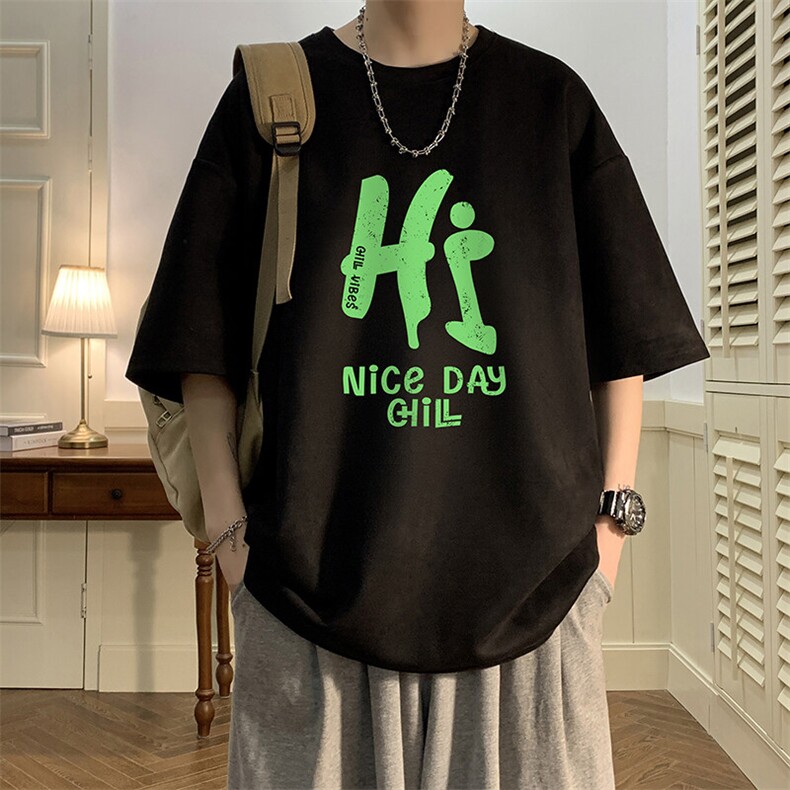 麂皮绒短袖t恤男大码半袖男 JD82418-P25图片