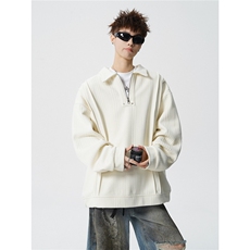 现货WY10167-特P45控88新款高品质大码百搭宽松半拉链卫衣男，男装卫衣，电商A059