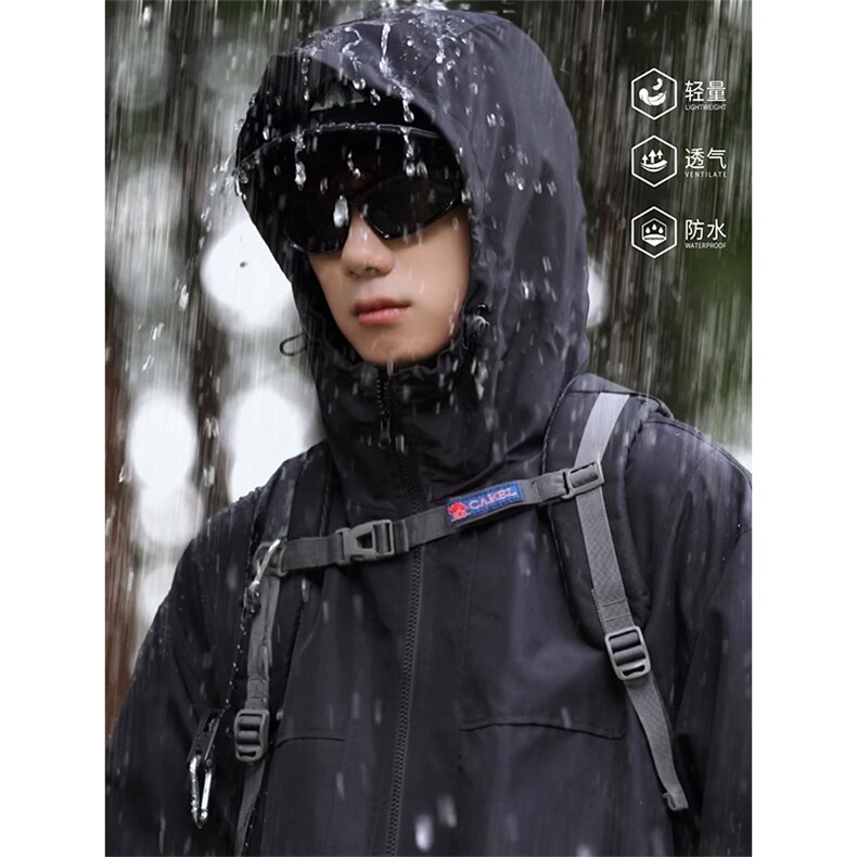 防水冲锋衣 Q2133-TP45 68 秋季户外夹克连帽cityboy外套男女图片