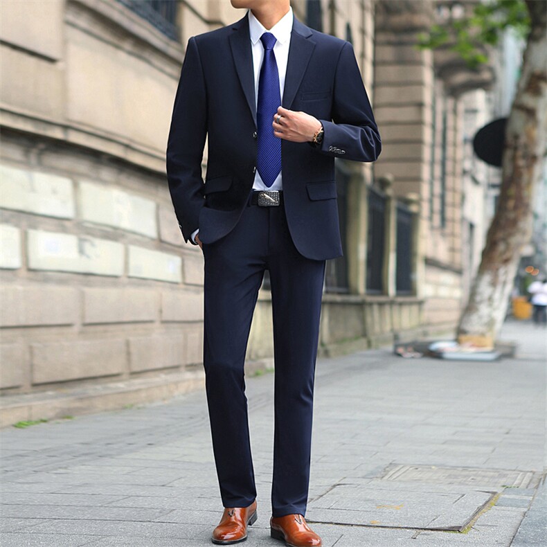 XS-9XL西服套装男士三件套西装职业正装结婚礼服加大码189款,男装西服,星座802