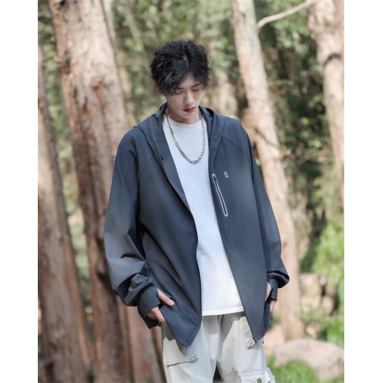 春季冰丝防晒衣新款时尚外套W1168P40,男装防晒衣,星座1116-2