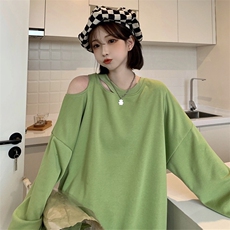 鱼鳞卫衣女设计感韩版ins薄宽松上衣，女装卫衣/绒衫，潮品会