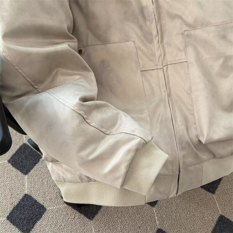 2025新款冬季cleanfit座山雕棉服男重帆布高级感加绒夹克外套加厚,男装夹克,星座506A