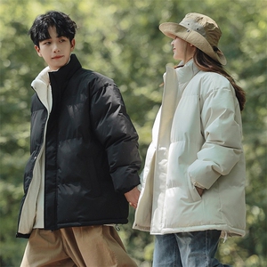 棉服男款潮流轻薄棉衣2025新款加厚大码保暖面包服图片