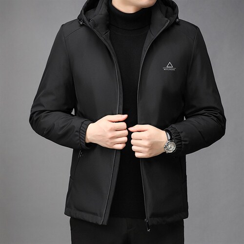 冬装男士羽绒外套新款宽松连帽可卸羽绒棉服保暖上衣GRW111-P260,男装羽绒服,电商B212（原钱塘6029）