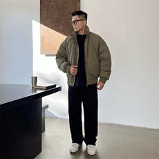 现货美式高街休闲棉衣夹克三防立领纯色户外工装加厚棉服外套，男装夹克，电商A486