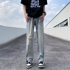 美式牛仔裤男春秋新款休闲直筒裤k700P40，男装牛仔裤，星座1116-2