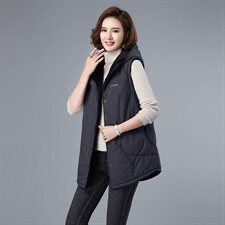 2020冬季居家室内保暖加棉加厚背心马夹3160款，女装马夹，秋牧寒烟