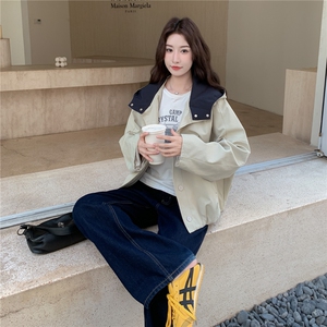 新品小个子短款风衣外套女2601---P155--K208图片