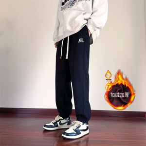 2025冬季加绒潮流运动休闲束脚卫裤 M-5XL CK49JR  特P40控78图片
