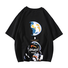 货足7XL-M2023夏季新款美式纯短袖T恤胖子宽松体恤加肥加大码，男装T恤，钱塘717(原712)
