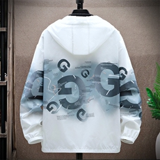 渐变冰丝防晒服夏季薄款户外防紫外线透气夏防晒衣服A438-08-P30，男装防晒衣，电商A438
