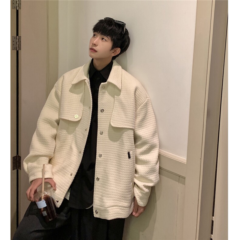 TP75W316美式复古外套男女通用2025秋季新款高级感痞帅宽松夹克,男装夹克,电商A170