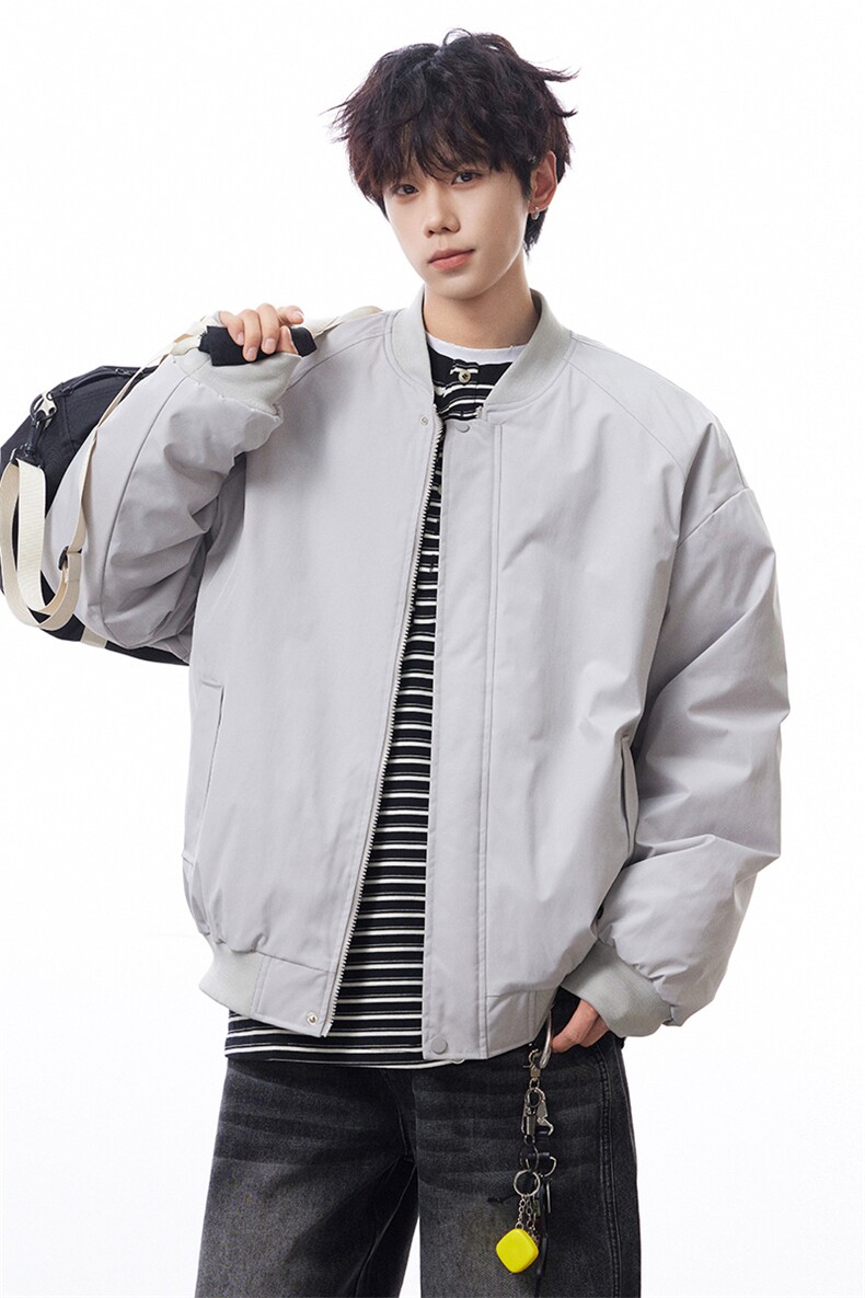 支持二开冬装加棉加厚夹克外套棉衣男女立领棒球服棉服M815-P65,男装夹克,电商A441