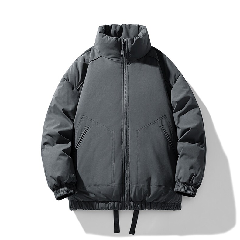 自拍图棉衣男宽松面包服防风防水加厚棉袄DSA157B-M8822-P80,男装棉衣,电商A157B