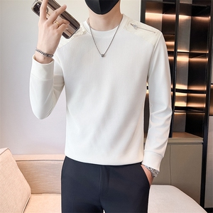 店主风秋冬季男士简约时尚套头卫衣男修身301A-1/W01/P58控78图片