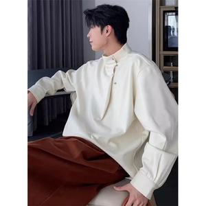 [006]休闲衬衣男款秋冬套头百搭宽松衬衫韩系上衣A079-CS29-P45图片