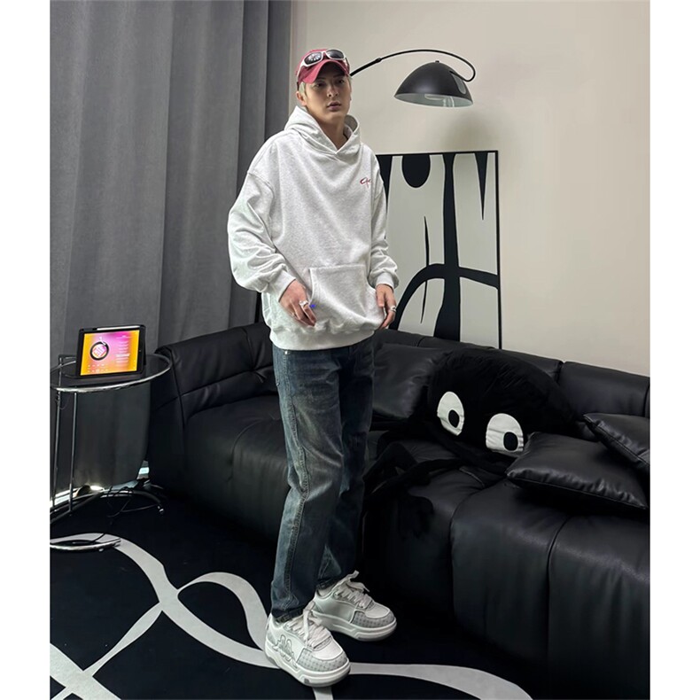 抖音得物休闲直筒牛仔裤男显显瘦宽松百搭美式复古水洗长裤AK13,男装牛仔裤,电商A443