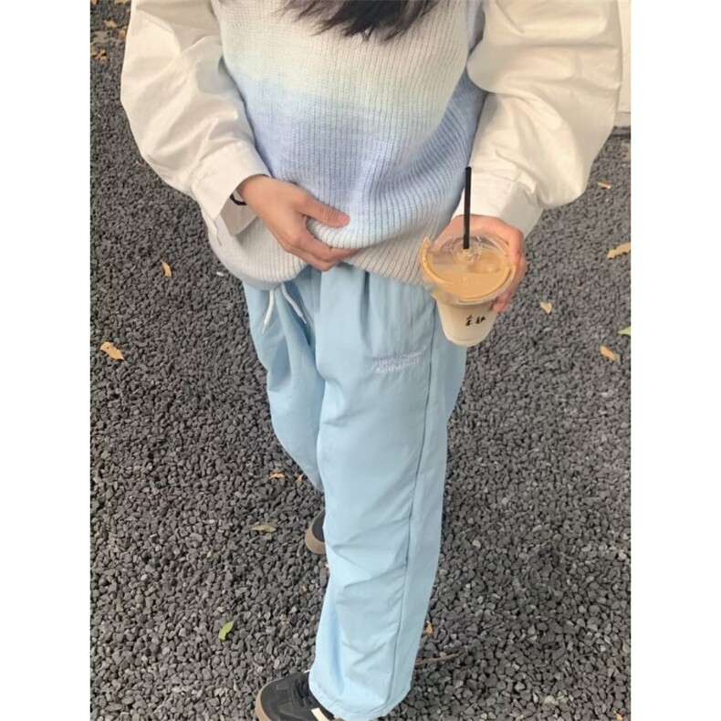 男新款青少年时尚防水刺绣休闲裤CK44P38,男装休闲裤,星座1116-2