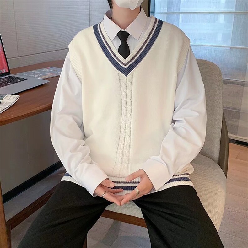 男学院风毛背心马甲X014P38，男装背心/马甲，星座1116-2