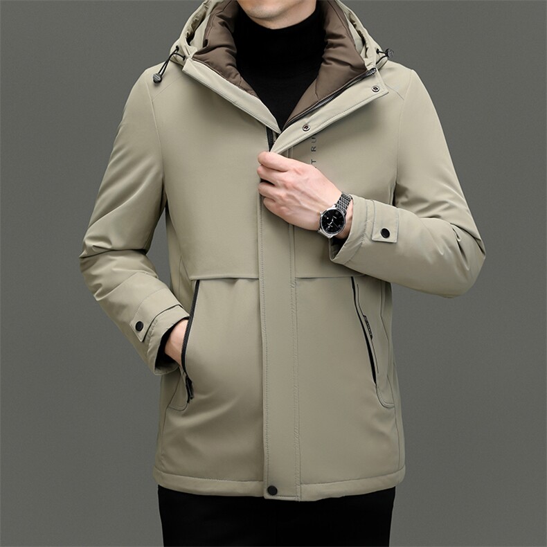 BZC2386钱塘2020-2新款时尚休闲简约冬季厚款中年男士羽绒服P270,男装羽绒服,钱塘207-2