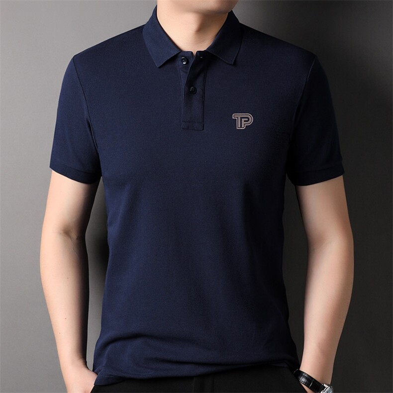 F82377钱塘2020-1百搭简约中青年时尚休闲新款男士短袖T恤P48图片