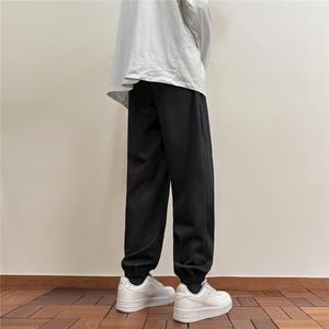 k1067-p35-限价49.9 现货港风中性大码卫裤束脚图片