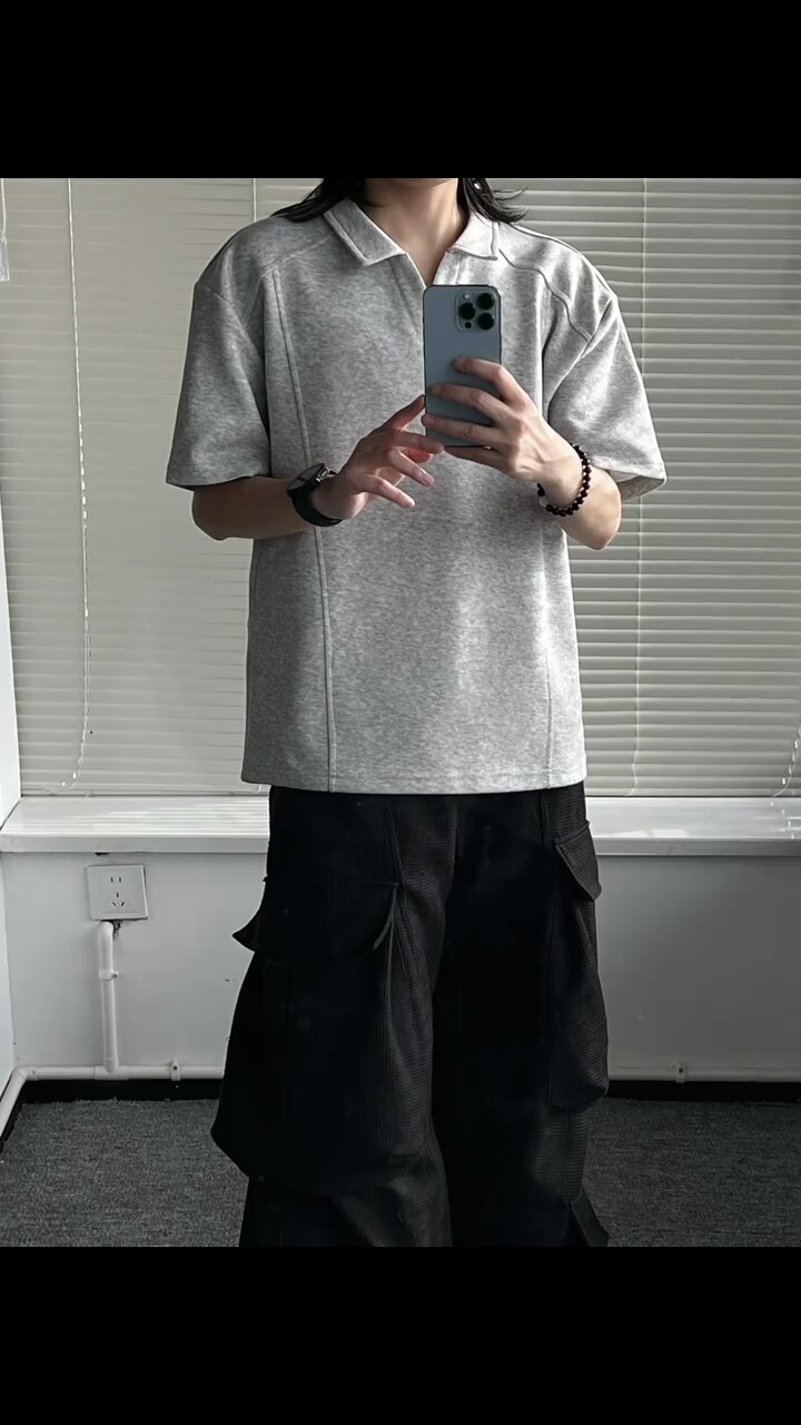 XZ809A/WWWT03/特P24/控48重磅空气层美式复古POLO衫,男装Polo衫,星座809A(原222-1)