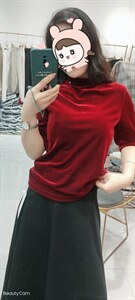秋冬新款现货，补货款经典白搭丝绒小衫
S_3XL图片