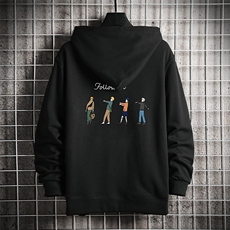 KS21043-P38加绒款-P43连帽开衫卫衣男运动外套大码班服网格，男装卫衣，电商A040A