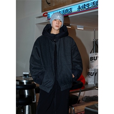 秋冬夹克cleanfit美式外套呢子设计感夹克厚1016-1JK84P109K139，男装夹克，星座1016-1（原电商B408-1）