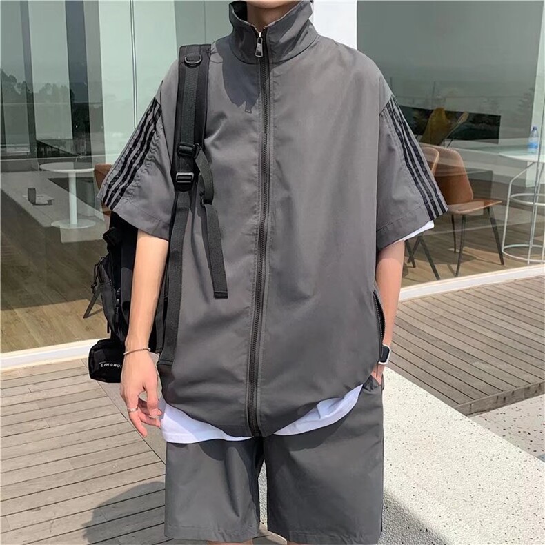 男潮流休闲套装宽松套装KT01P43,男装休闲套装,星座1116-2