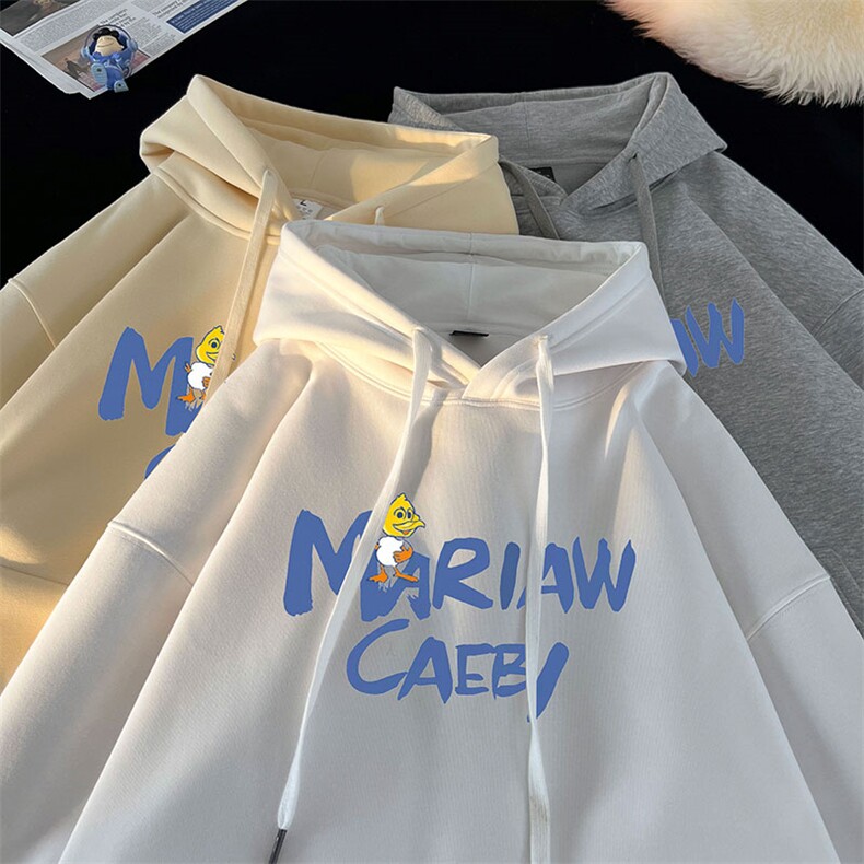 卫衣男秋季新款港风宽松华棉复合牛奶丝连帽套头上衣WY982-P38,男装卫衣,星座214-3