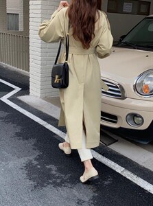 春季新品· 韩风设计款风衣,女装风衣,Hello Tina