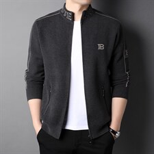 SV90212男士2023年秋季新款长袖休闲针织开衫外套P132，男装针织衫/毛衣，电商B360