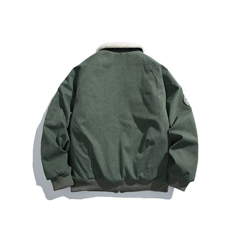 2025冬季新款男装日系潮牌纯色宽松休闲棉服加厚外套MY386-F172,男装棉衣,电商A101（原外27）
