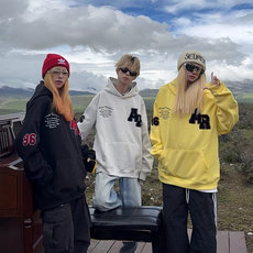 5231-P50毛巾绣【纯棉华棉复合】后包拉肩休闲卫衣薄款，女装卫衣/绒衫，星座617A-2