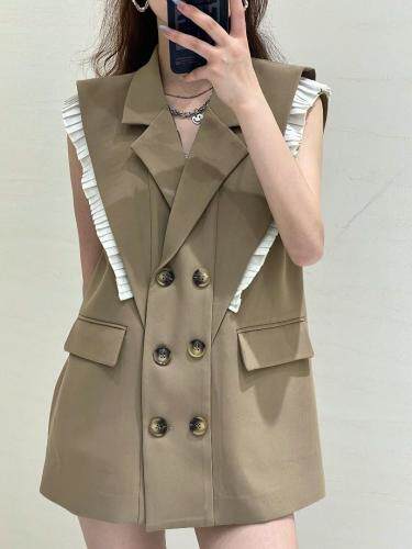 秋季新品，设计师款，甜酷风马甲，女装马夹，More-Lee