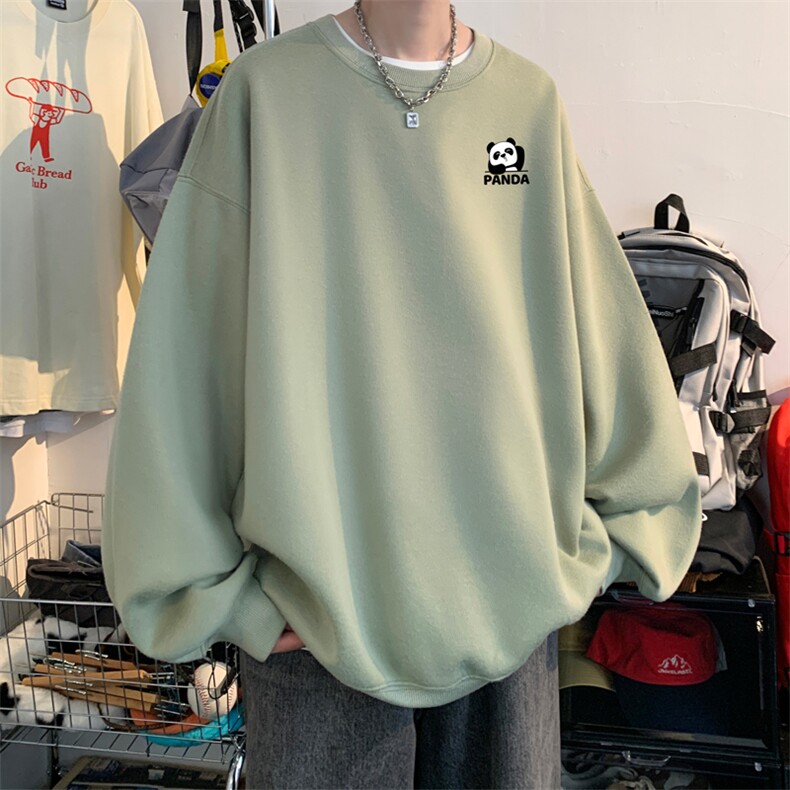 ！圆领卫衣男装港风长袖T恤男外套男WY178-P28,男装卫衣,电商B367