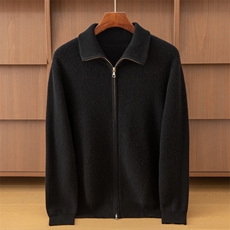 2025年秋季时尚百搭休闲男士羊绒开衫，男装羊绒开衫，米亚康羊绒