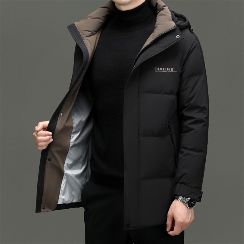 DF806钱塘2020-2时尚休闲冬季厚款连帽中年男士羽绒服P275,男装羽绒服,钱塘207-2