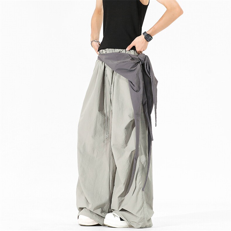 ！美式多穿可拆卸腰带抽绳速干伞兵休闲裤，男装休闲裤，星座617C