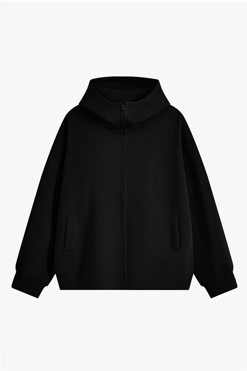 重磅500克boxy连帽卫衣双拉链开衫加绒奥粒绒RH5359JR-P75,男装卫衣,星座610B-1