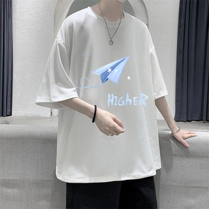华夫格t恤男短袖男大码五分袖大皂风HT73270-P22