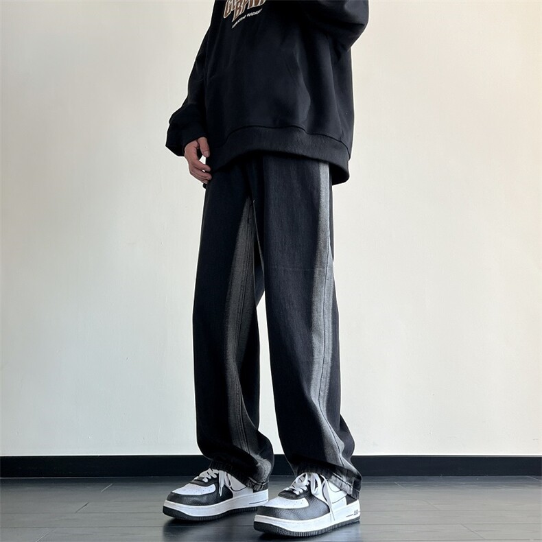 抖音品质-美式高街直筒阔腿牛仔裤-212-2-G16-特P45控68,男装牛仔裤,星座808A-1